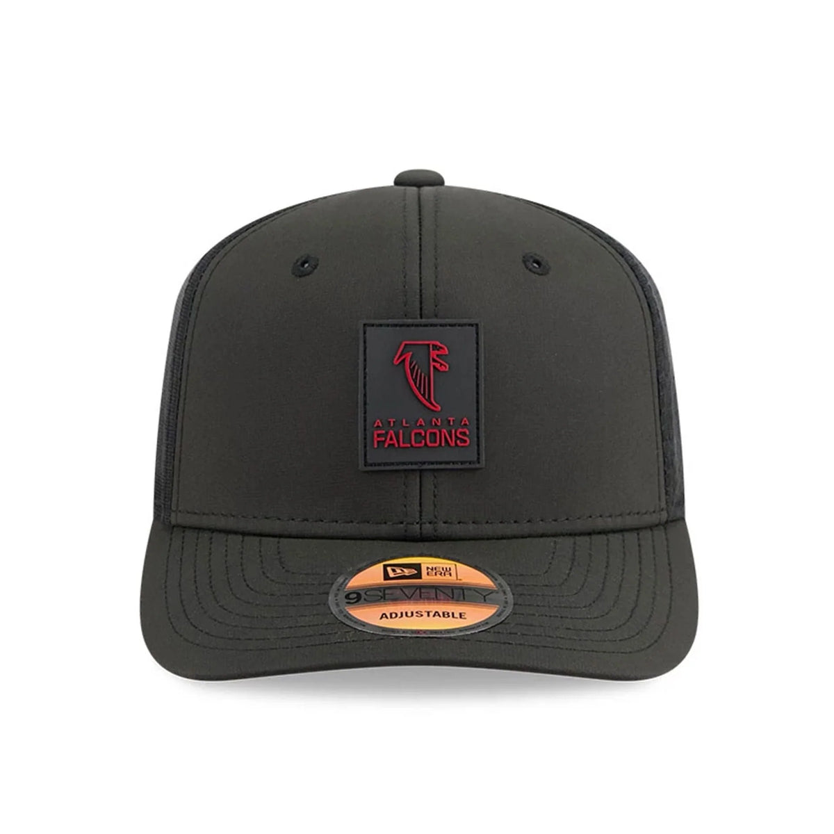 New Era Atlanta Falcons NFL Sideline 2025 Black 9SEVENTY Trucker Stretch Snap - baseball sapka
