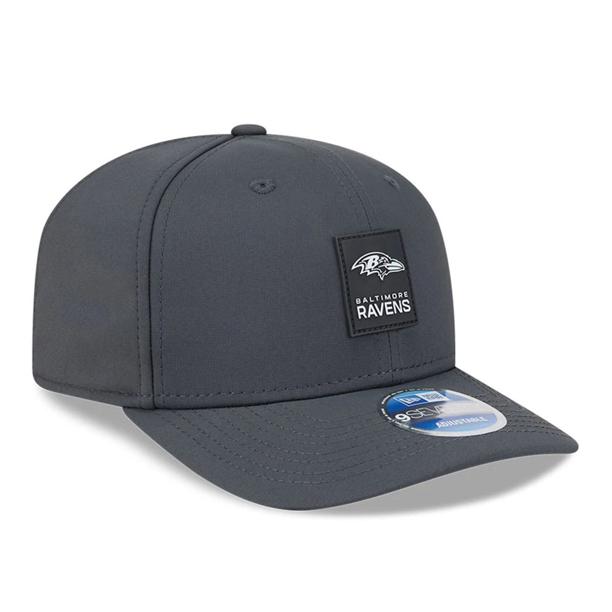 New Era Baltimore Ravens NFL Sideline 2025 Charcoal 9SEVENTY Stretch Snap - baseball sapka