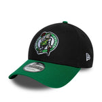 New Era Boston Celtics NBA Side Patch Black 9FORTY baseball sapka