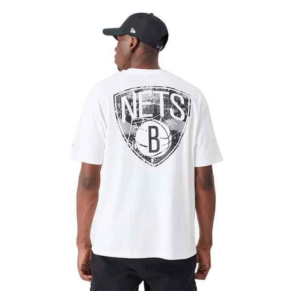 New Era Brooklyn Nets NBA Infill Team Logo White Oversized póló - Sportmania.hu
