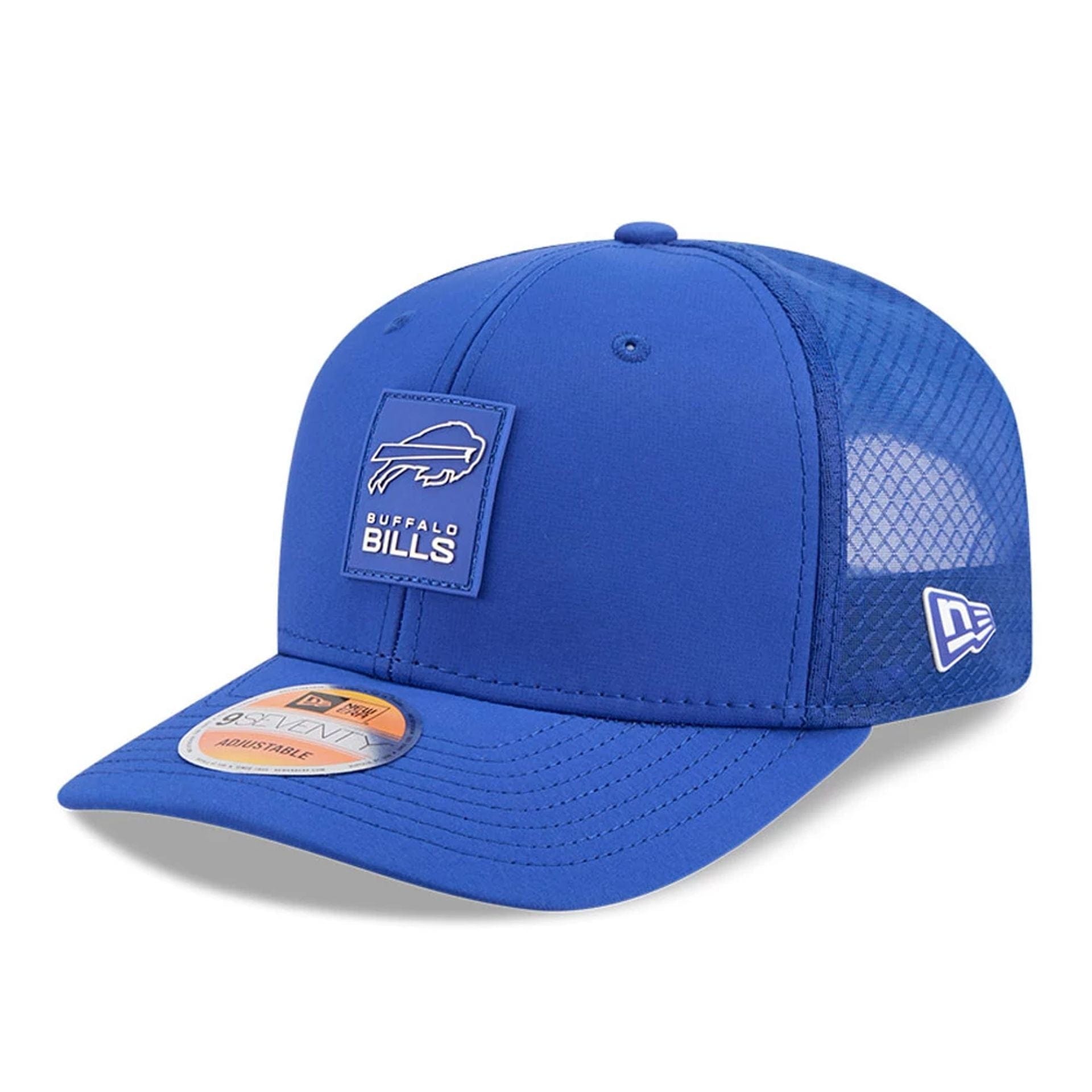 New Era Buffalo Bills NFL Sideline 2025 Blue 9SEVENTY Trucker Stretch Snap - baseball sapka