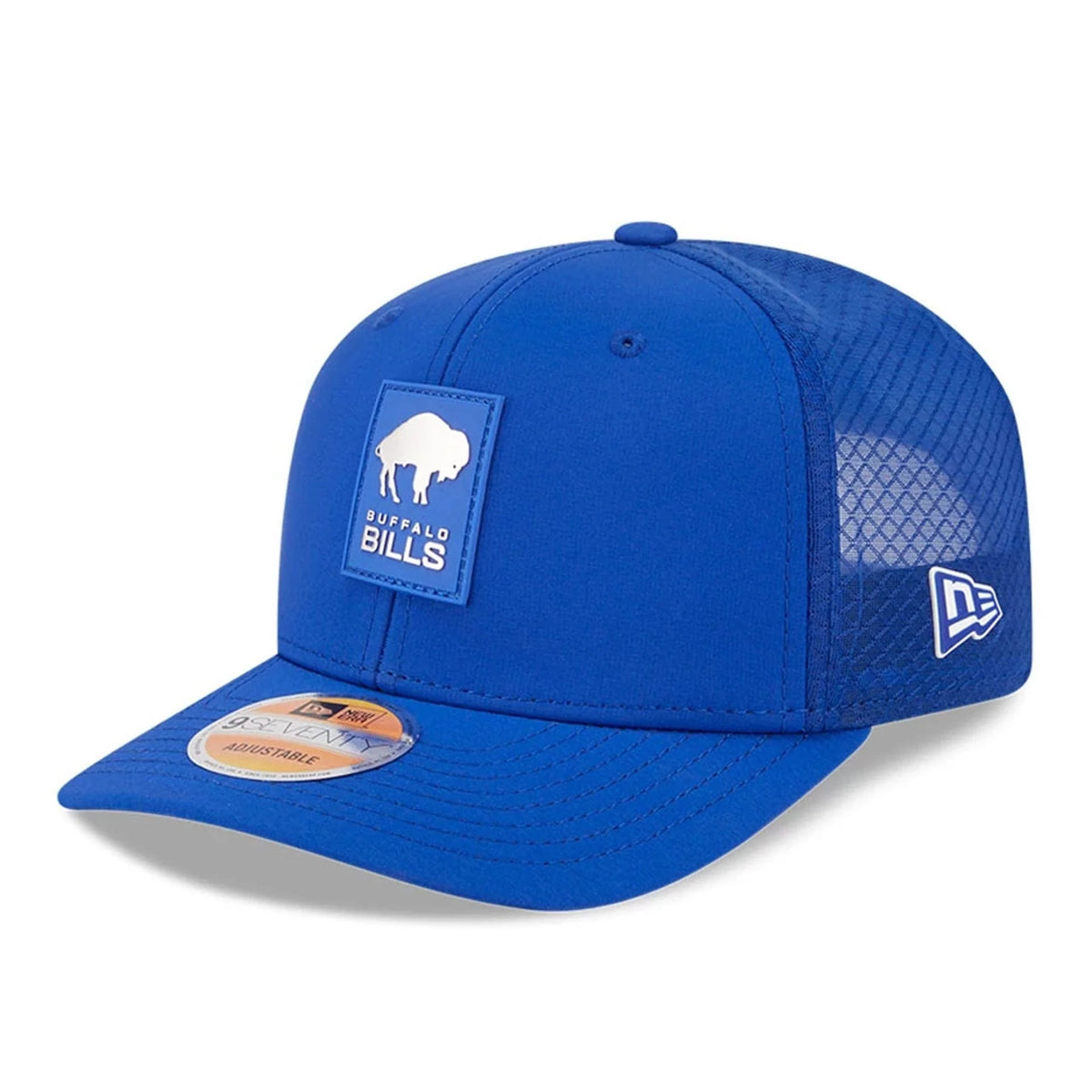 New Era Buffalo Bills NFL Sideline 2025 Blue 9SEVENTY Trucker Stretch Snap - baseball sapka