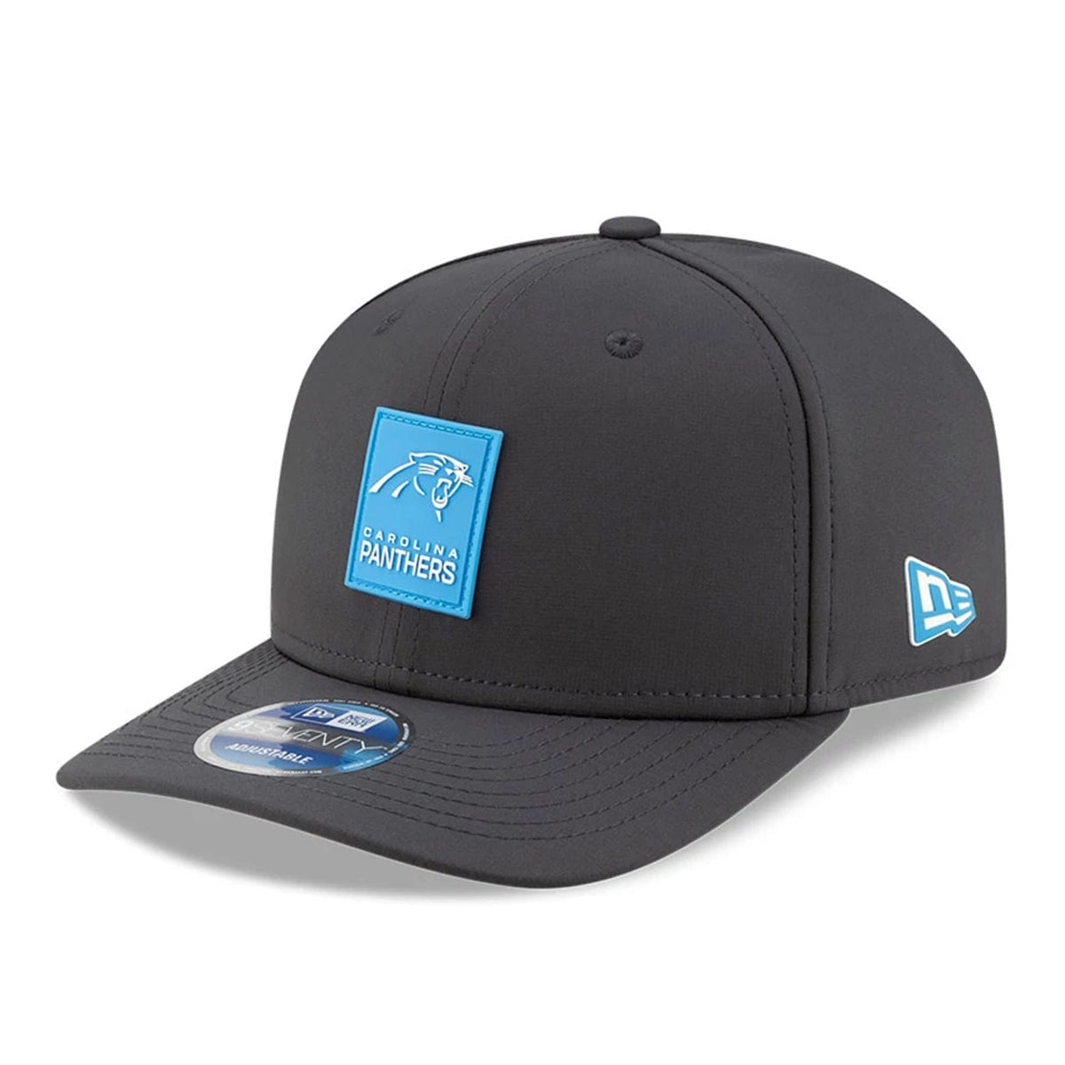 New Era Carolina Panthers NFL Sideline 2025 Charcoal 9SEVENTY Stretch Snap - baseball sapka