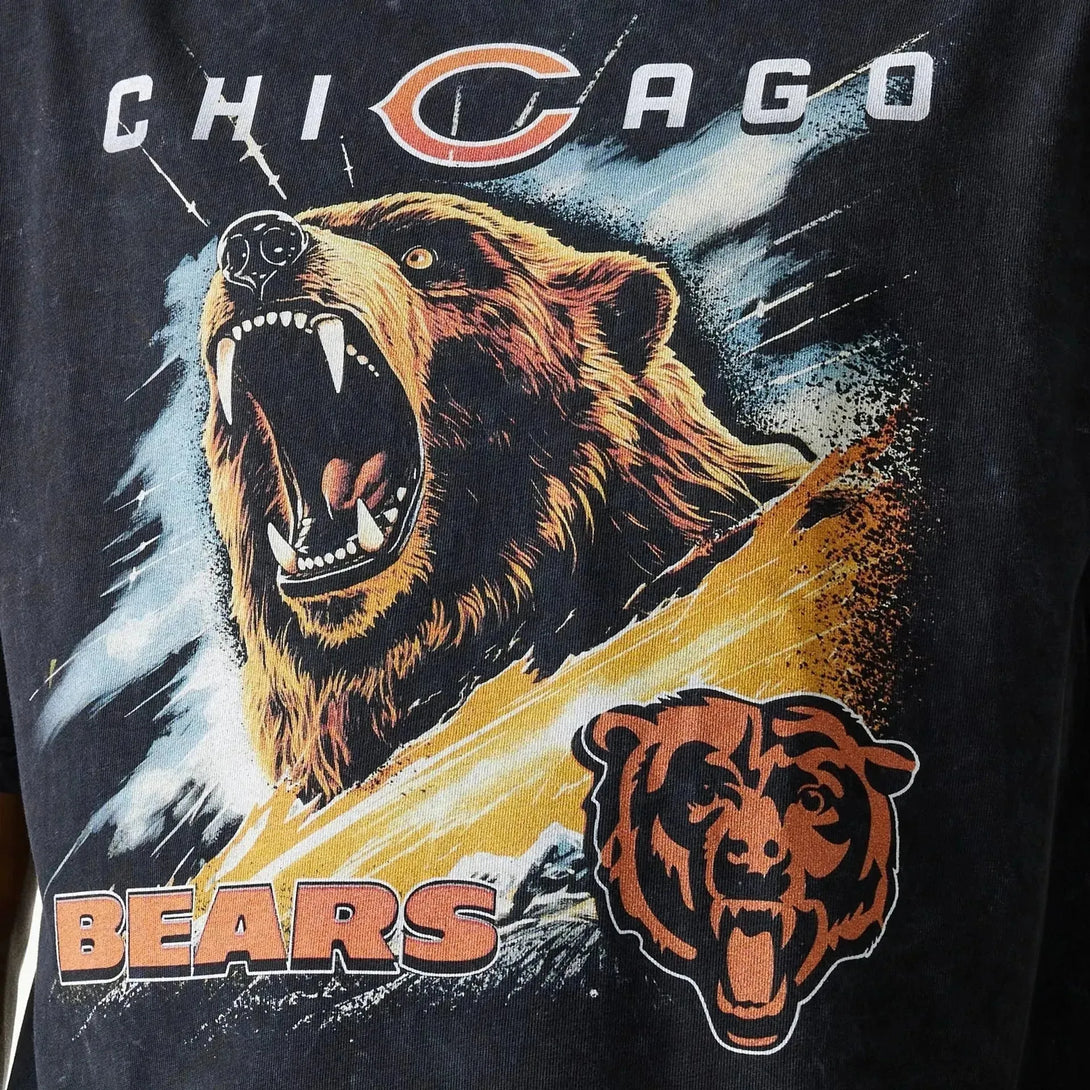 New Era Chicago Bears NFL Games Premium Apparel Black Oversized póló - Sportmania.hu