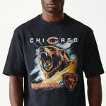 New Era Chicago Bears NFL Games Premium Apparel Black Oversized póló