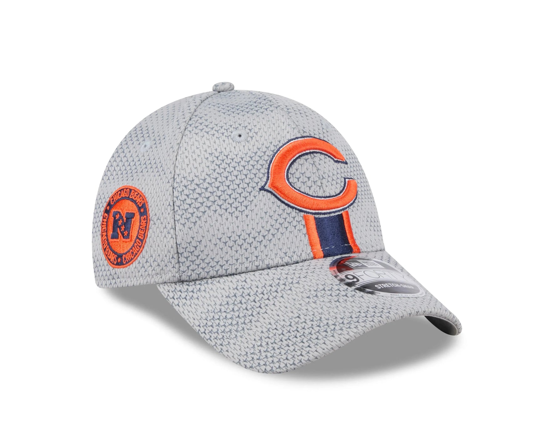 New Era Chicago Bears NFL Sideline 2024 Gray 9FORTY Stretch Snap Baseball sapka - Sportmania.hu