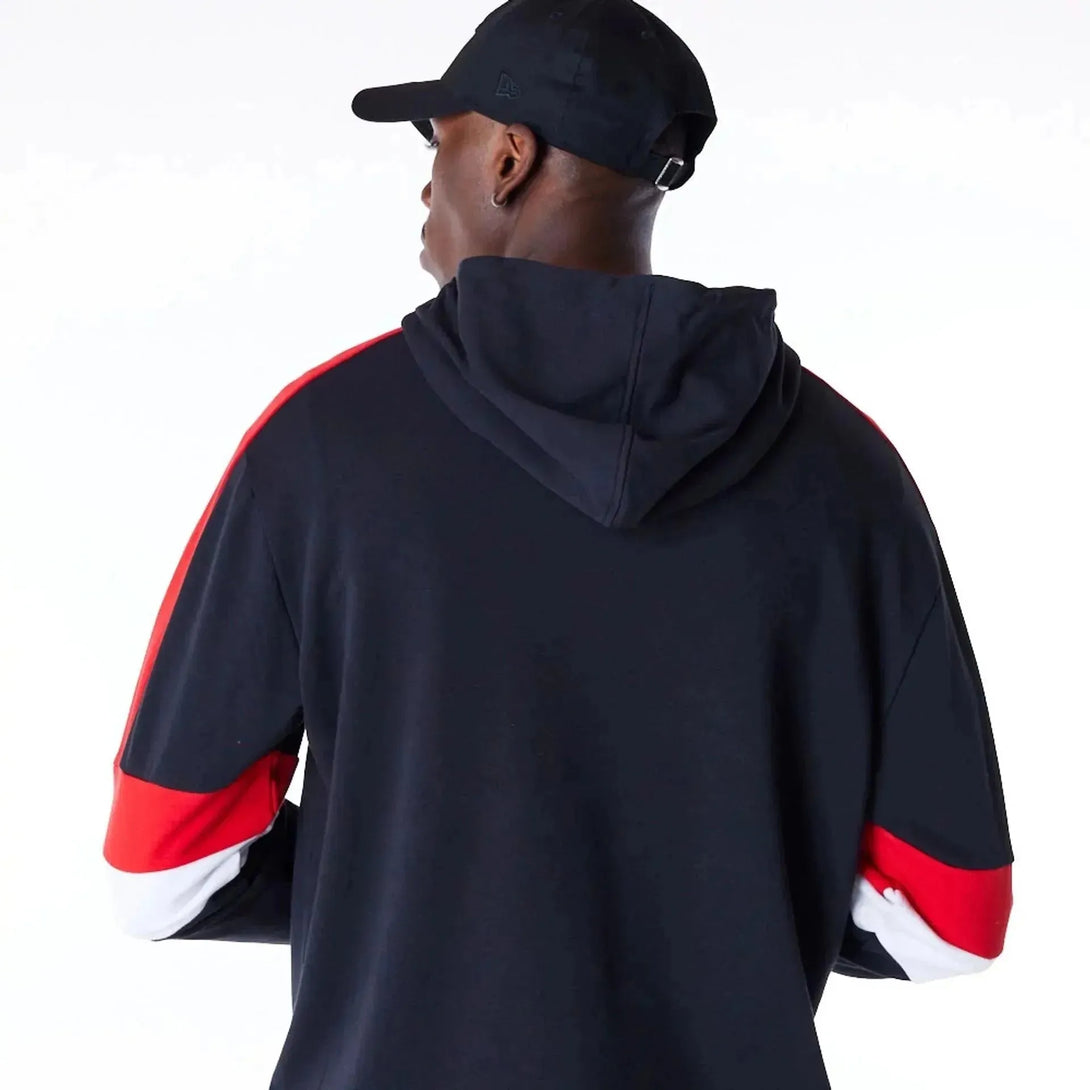 New Era Chicago Bulls Colour Block Black kapucnis pulóver - Sportmania.hu