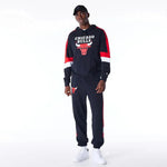 New Era Chicago Bulls Colour Block Black kapucnis pulóver