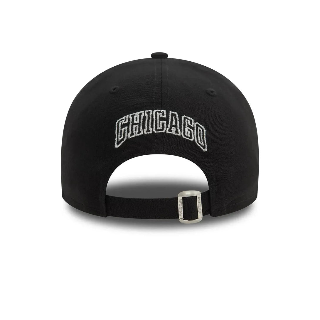 New Era Chicago Bulls Metallic Outline Black 9FORTY baseball sapka - Sportmania.hu