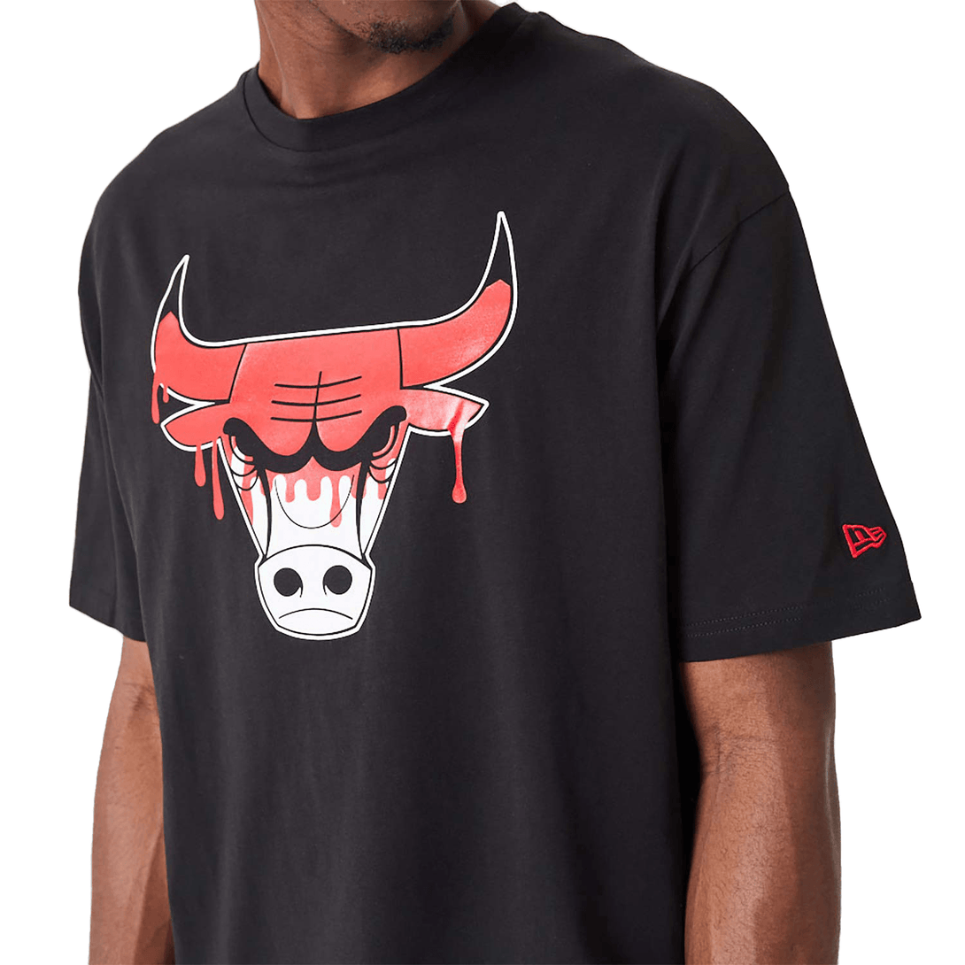 New Era Chicago Bulls NBA Drip Logo Black póló - Sportmania.hu