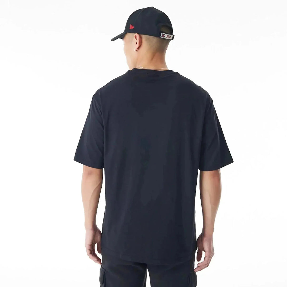 New Era Chicago Bulls NBA Flame Print Black Oversized póló - Sportmania.hu
