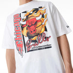 New Era Chicago Bulls NBA Flame Print White Oversized póló - Sportmania.hu