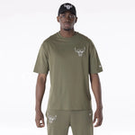 New Era Chicago Bulls NBA League Essential Green Oversized férfi póló