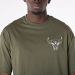 New Era Chicago Bulls NBA League Essential Green Oversized férfi póló
