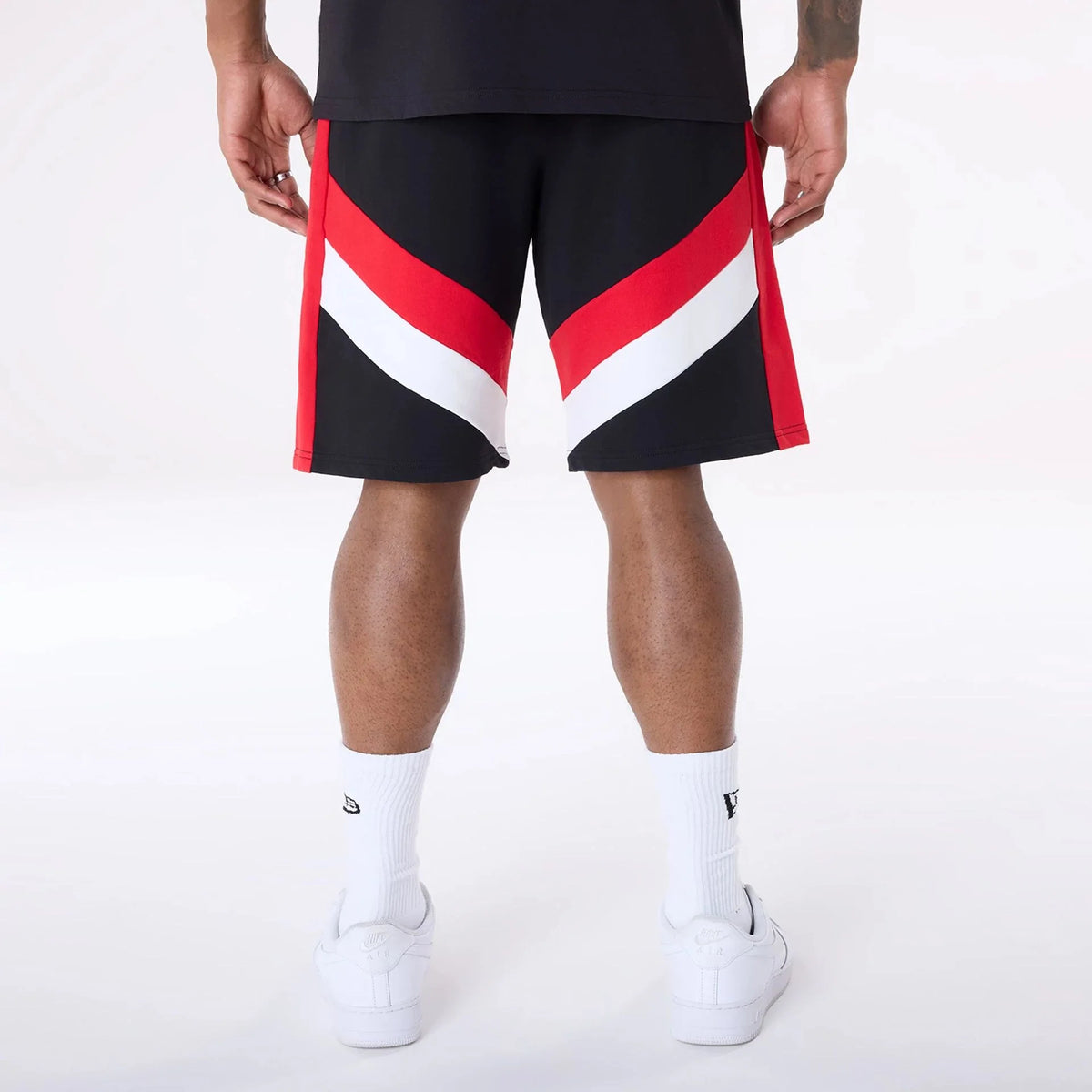 New Era Chicago Bulls NBA Panel Black Short