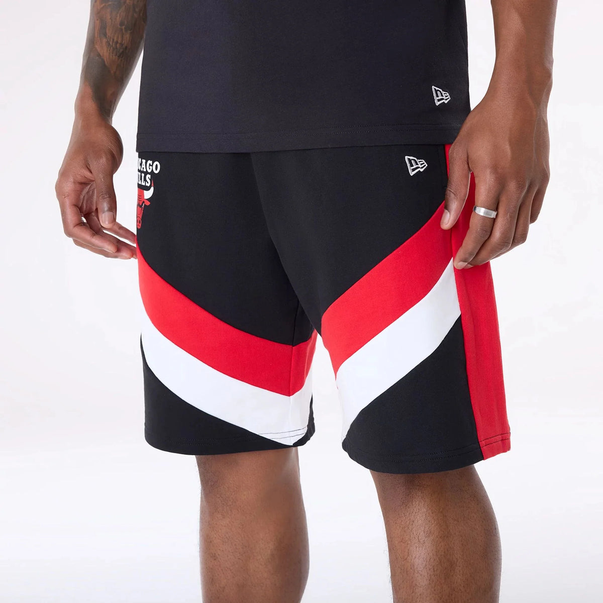 New Era Chicago Bulls NBA Panel Black Short