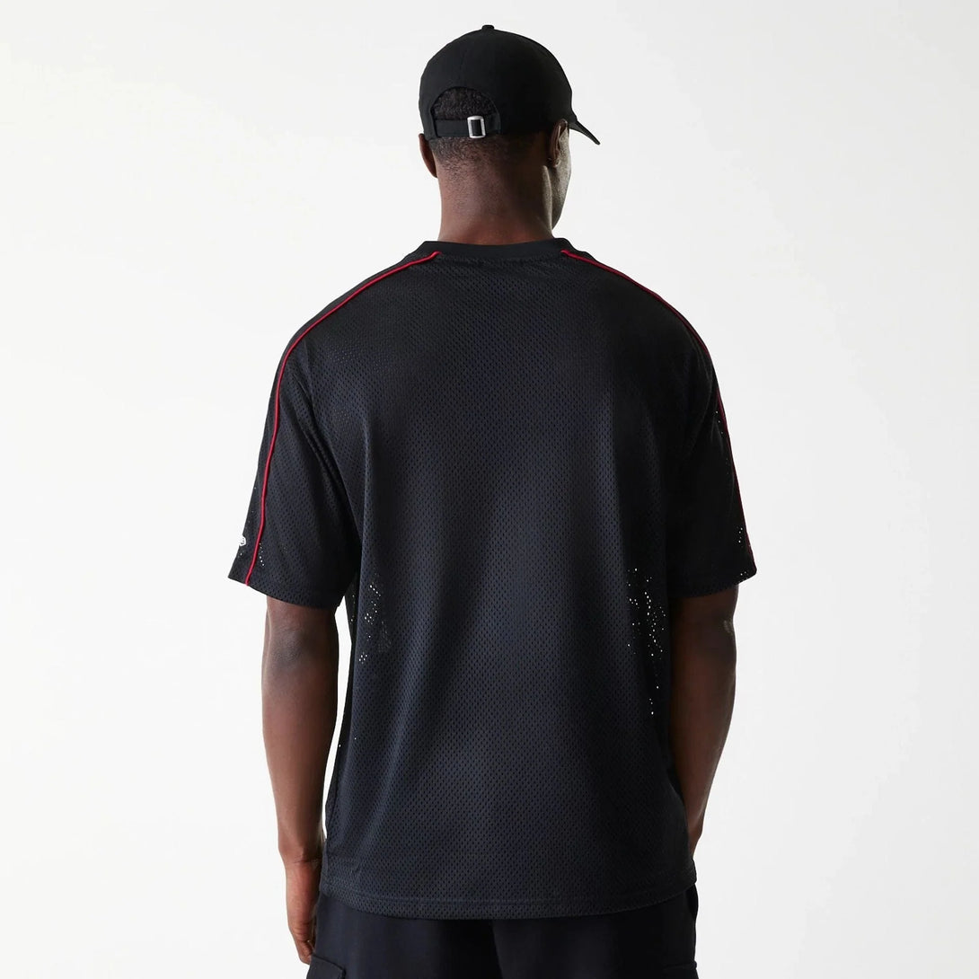 New Era Chicago Bulls NBA Piping Black Oversized Mesh póló - Sportmania.hu
