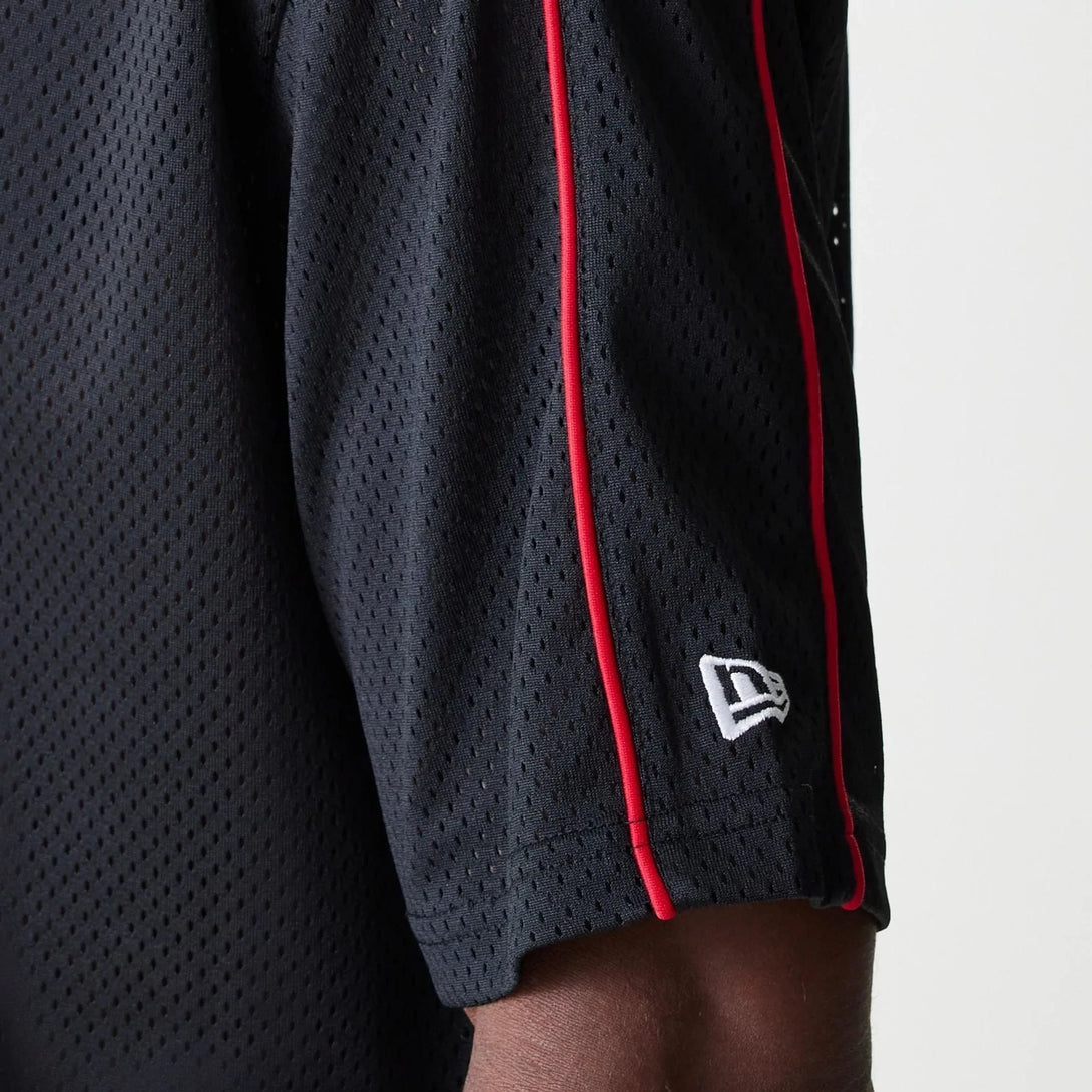 New Era Chicago Bulls NBA Piping Black Oversized Mesh póló - Sportmania.hu