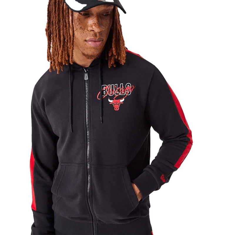 New Era Chicago Bulls NBA Script Full-Zip kapucnis pulóver - Sportmania.hu