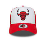New Era Chicago Bulls NBA Side Patch Red 9FORTY A-Frame Trucker sapka