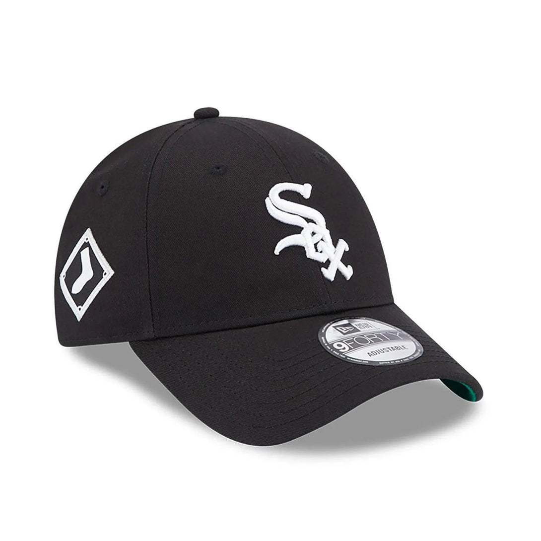 New Era Chicago White Sox Team Side Patch Black 9FORTY Baseball Baseball sapka - Sportmania.hu