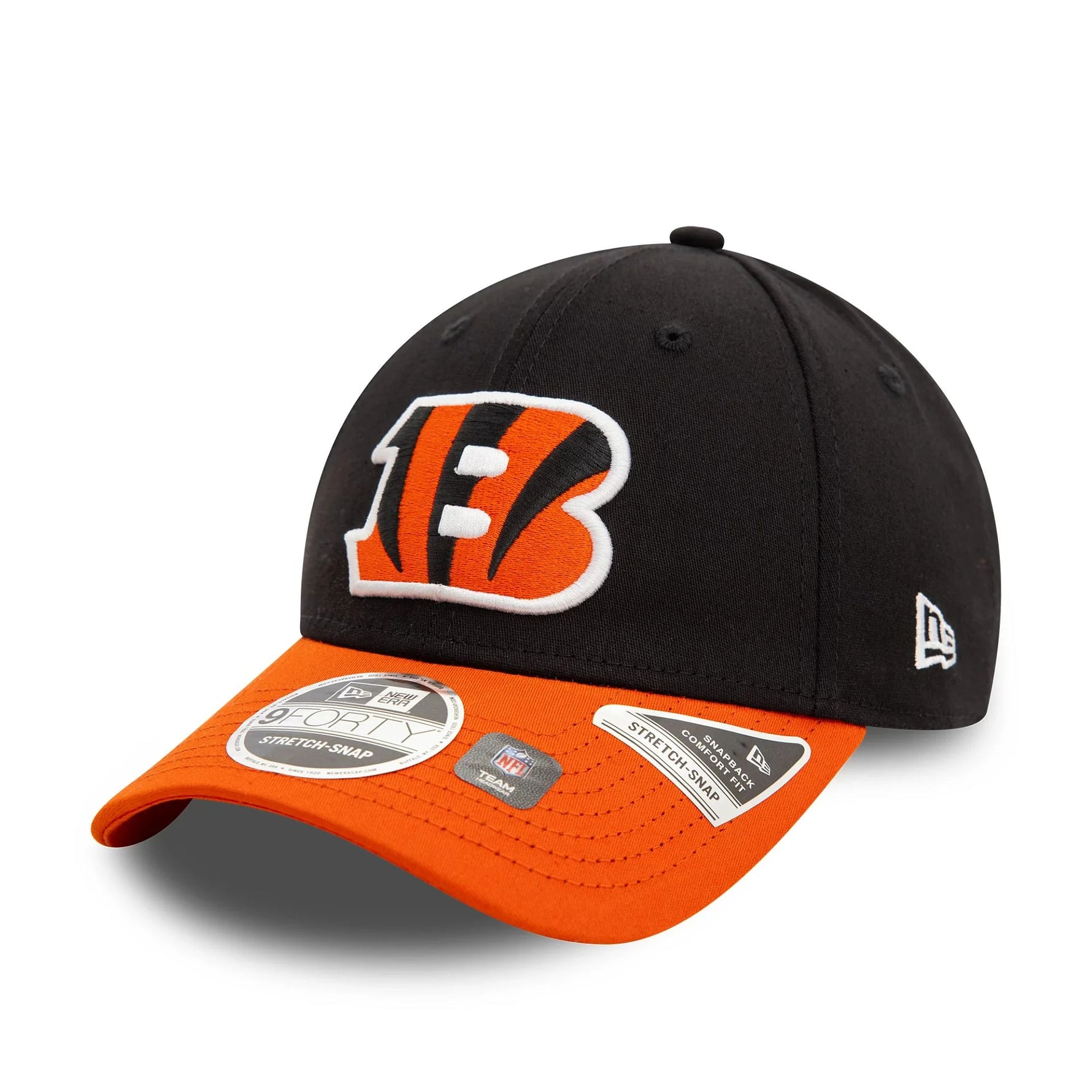 New Era Cincinnati Bengals NFL Black 9FORTY Stretch Snap sapka - Sportmania.hu