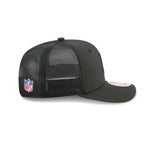 New Era Cincinnati Bengals NFL Sideline 2025 Black 9SEVENTY Trucker Stretch Snap - baseball sapka