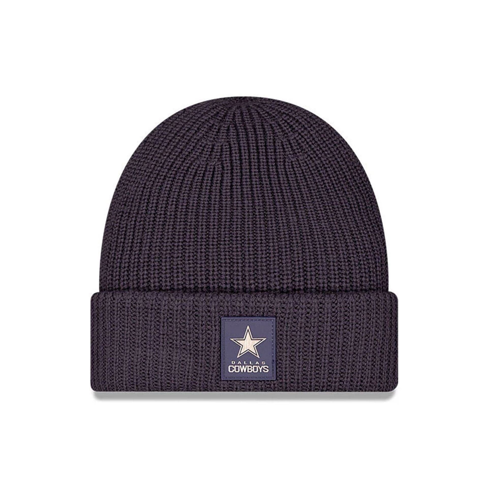 New Era Dallas Cowboys NFL Sideline Charcoal Cuff Knit - kötött sapka