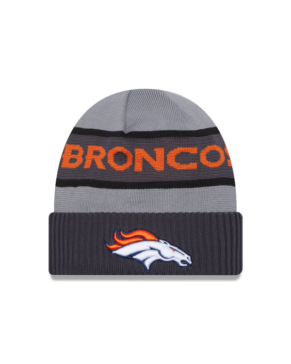 New Era Denver Broncos NFL Sideline 2023 Grey Cuff Knit Beanie kötött sapka - Sportmania.hu