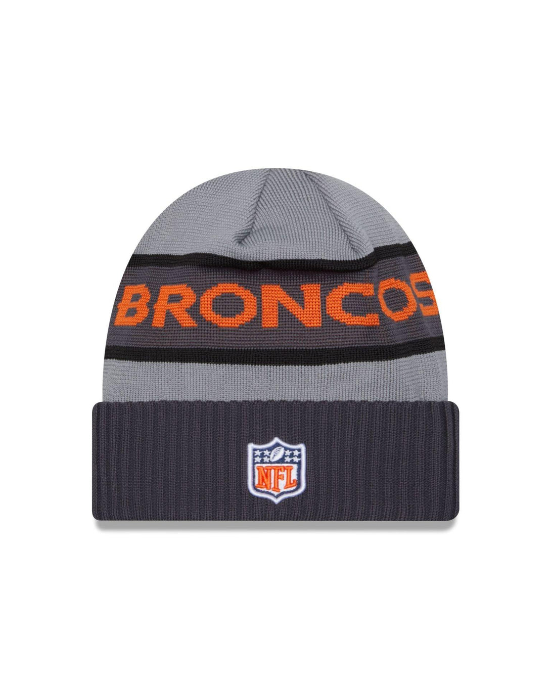 New Era Denver Broncos NFL Sideline 2023 Grey Cuff Knit Beanie kötött sapka - Sportmania.hu