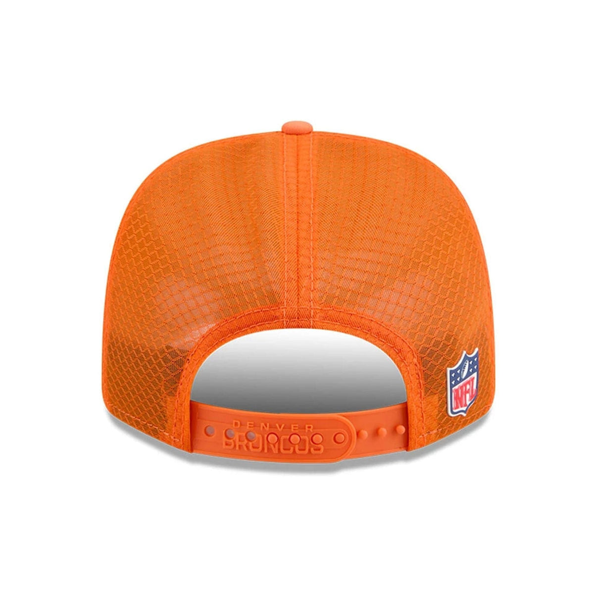 New Era Denver Broncos NFL Sideline 2025 Orange 9SEVENTY Trucker Stretch Snap - baseball sapka