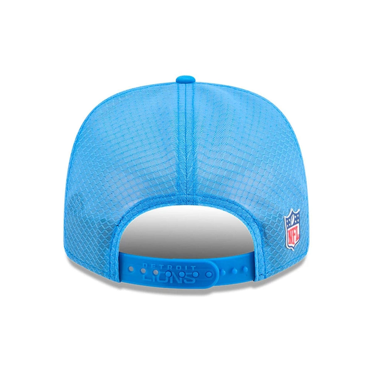 New Era Detroit Lions NFL Sideline 2025 Blue 9SEVENTY Trucker Stretch Snap - baseball sapka