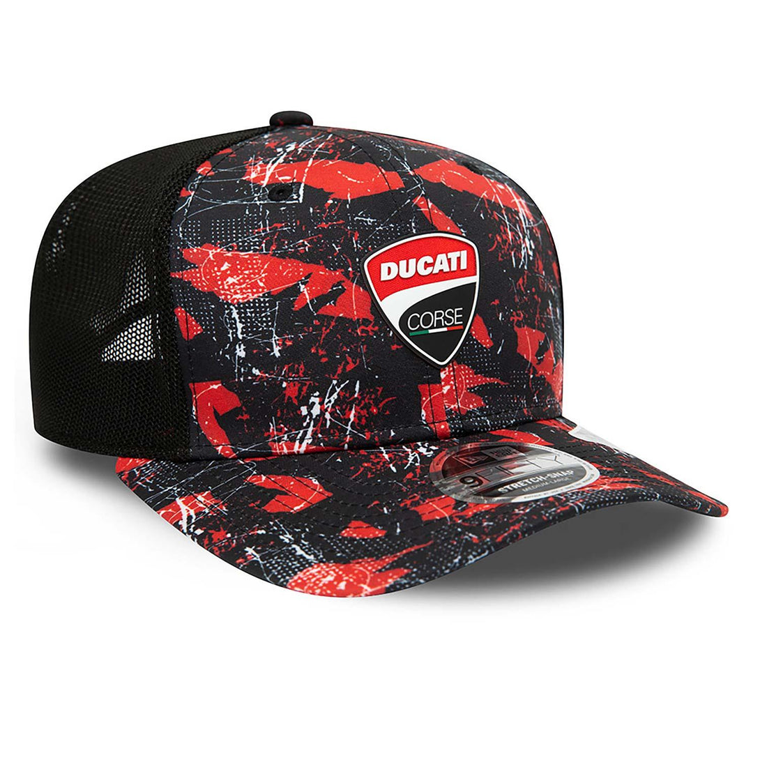 New Era Ducati All Over Print Corse Logo Black 9FIFTY Stretch Baseball sapka - Sportmania.hu