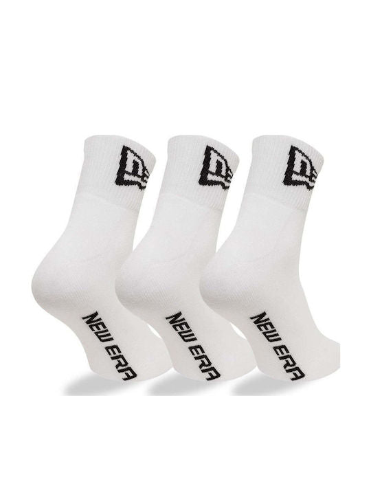 New Era Flag 3-Pack White Short zokni szett