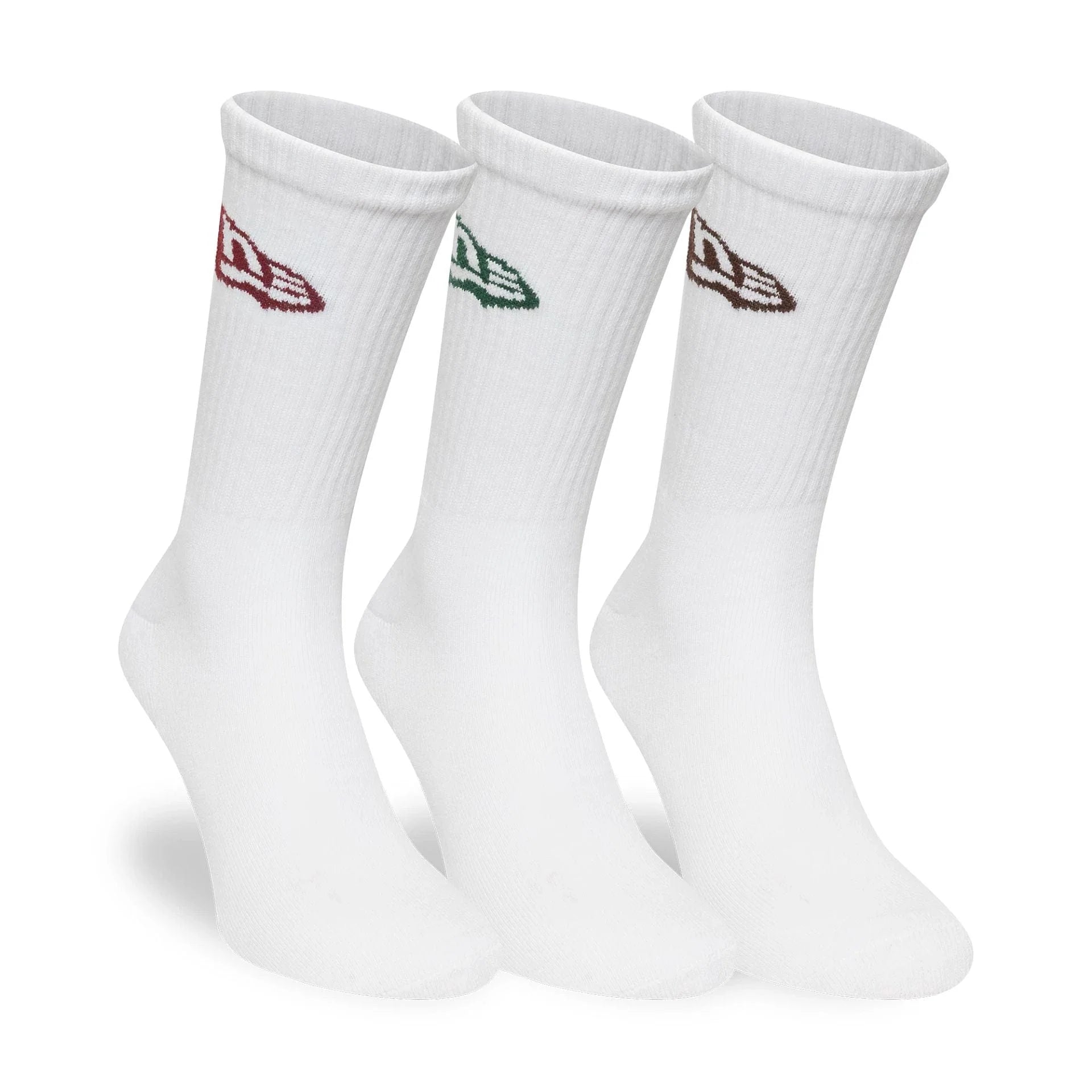 New Era Flag White 3 darabos zokni szett