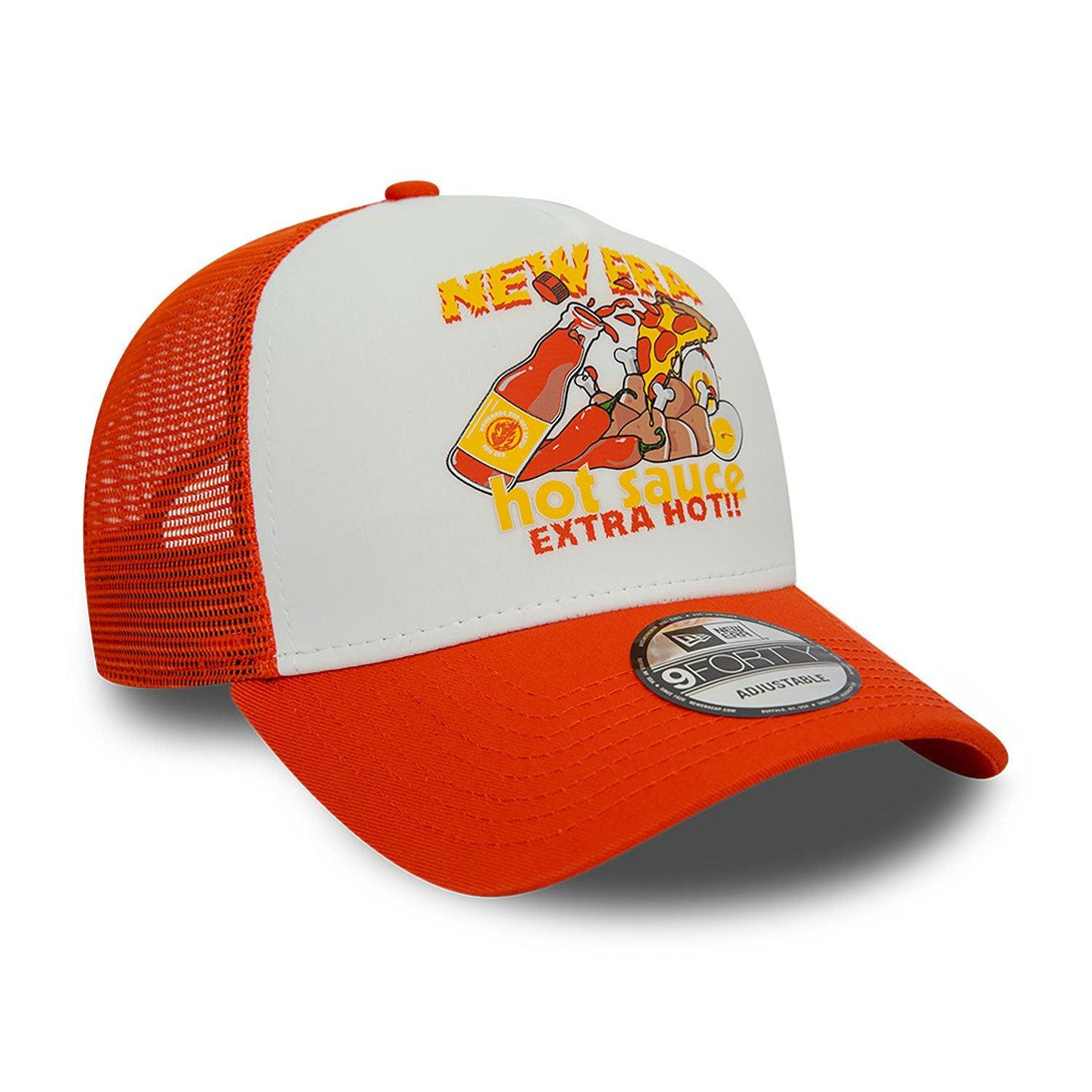 New Era Food Hot Sauce Orange A-Frame Trucker Baseball sapka - Sportmania.hu