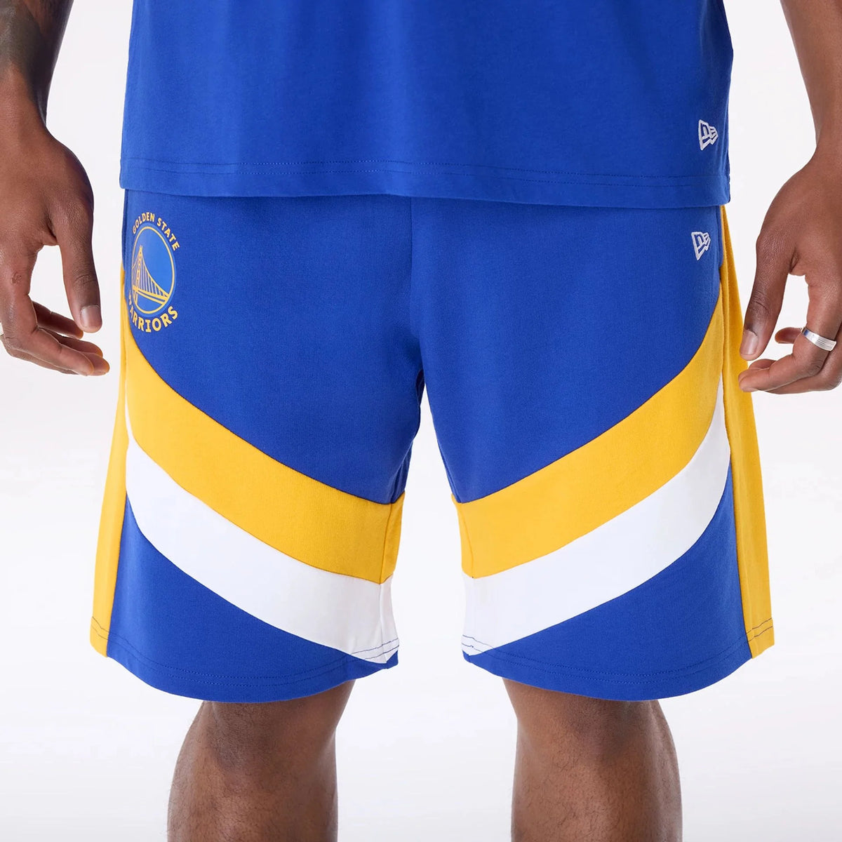 New Era Golden State Warriors NBA Panel Blue Short