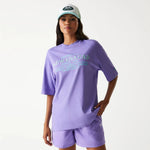 New Era Graphic Purple Oversized férfi póló