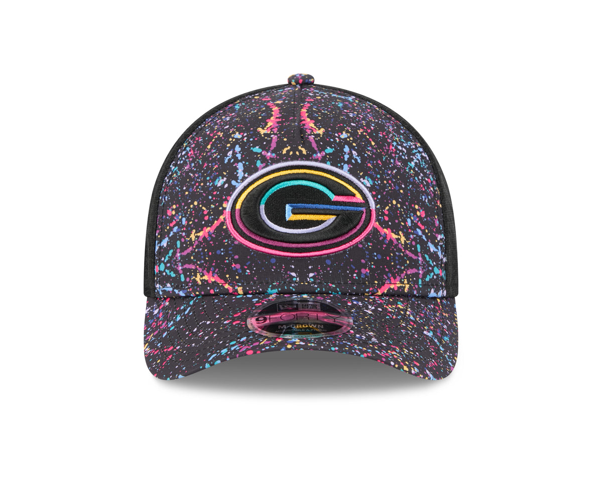 New Era Green Bay Packers 2025 9FORTY M-Crown A-Frame Snapback sapka