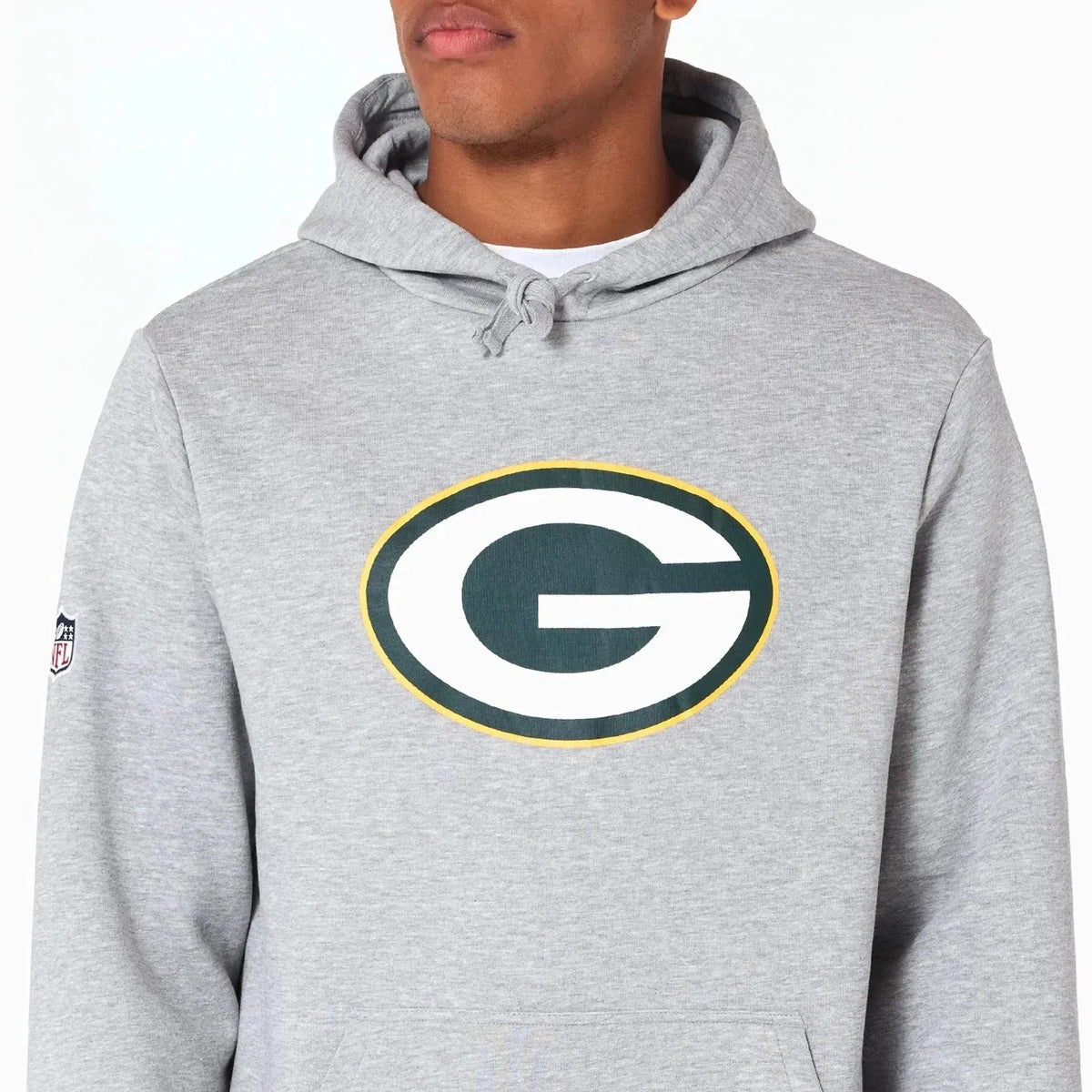 New Era Green Bay Packers NFL Grey kapucnis pulóver