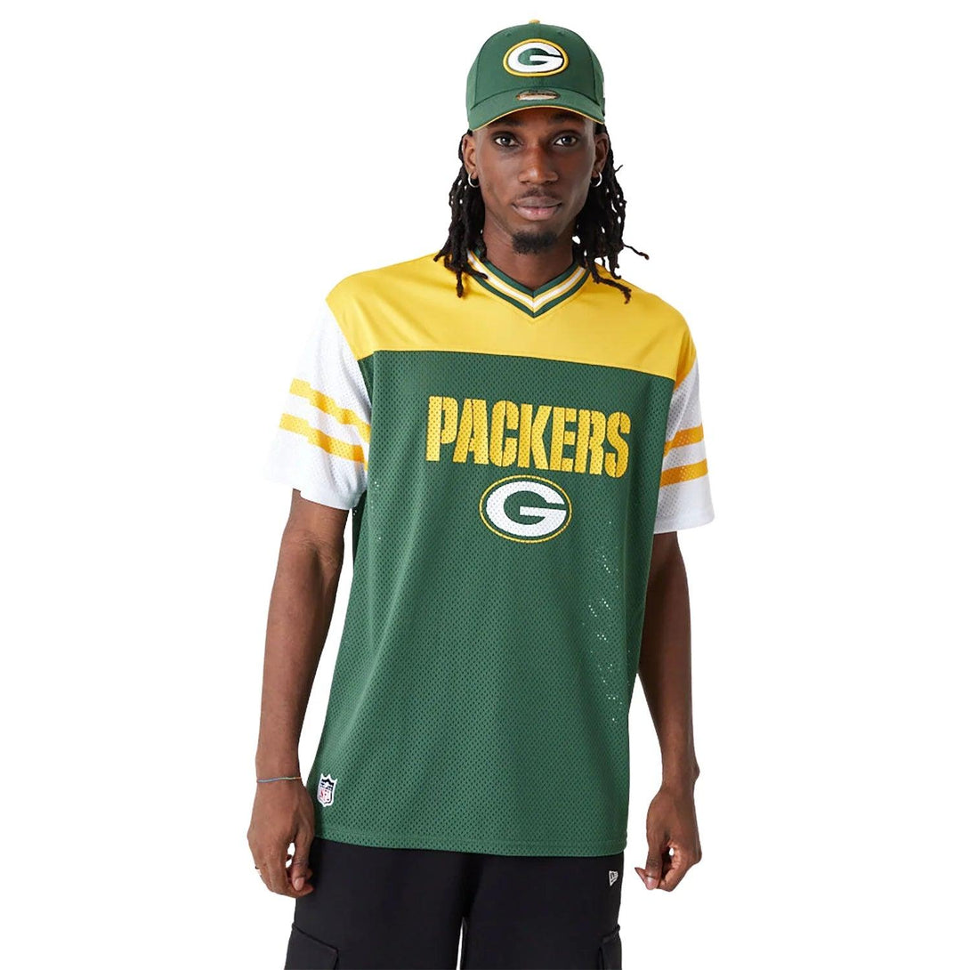 New Era Green Bay Packers NFL Mesh Green szurkolói mez Póló - Sportmania.hu