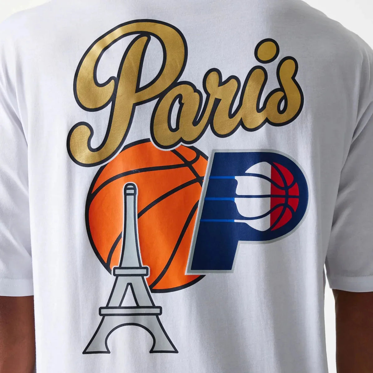 New Era Indiana Pacers NBA Paris Games 2025 White póló