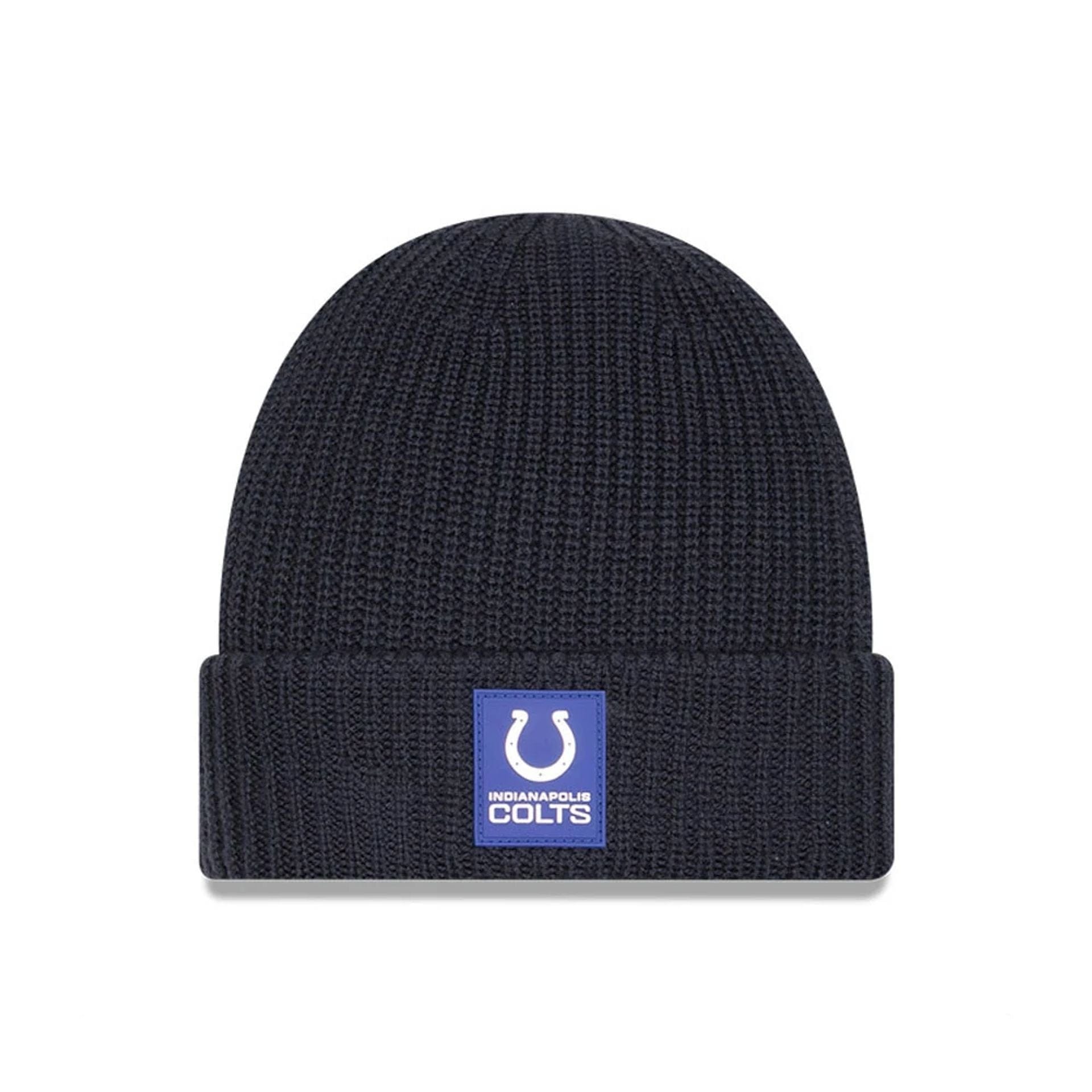 New Era Indianapolis Colts NFL Sideline Charcoal Cuff Knit - kötött sapka