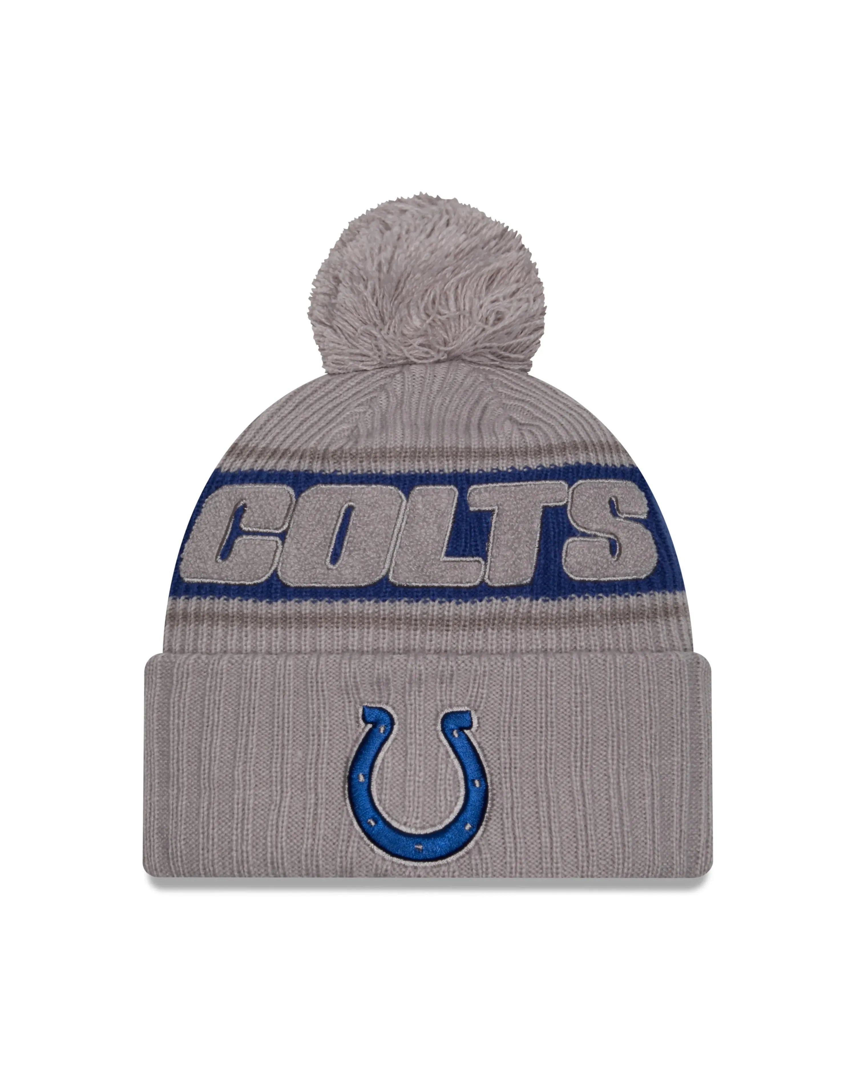 New Era Indianapolis Colts NFL Sideline Grey kötött sapka