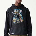 New Era Jacksonville Jaguars NFL Games Premium Apparel Black Oversized kapucnis pulóver - Sportmania.hu