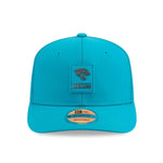 New Era Jacksonville Jaguars NFL Sideline 2025 Turquoise 9SEVENTY Trucker Stretch Snap - baseball sapka