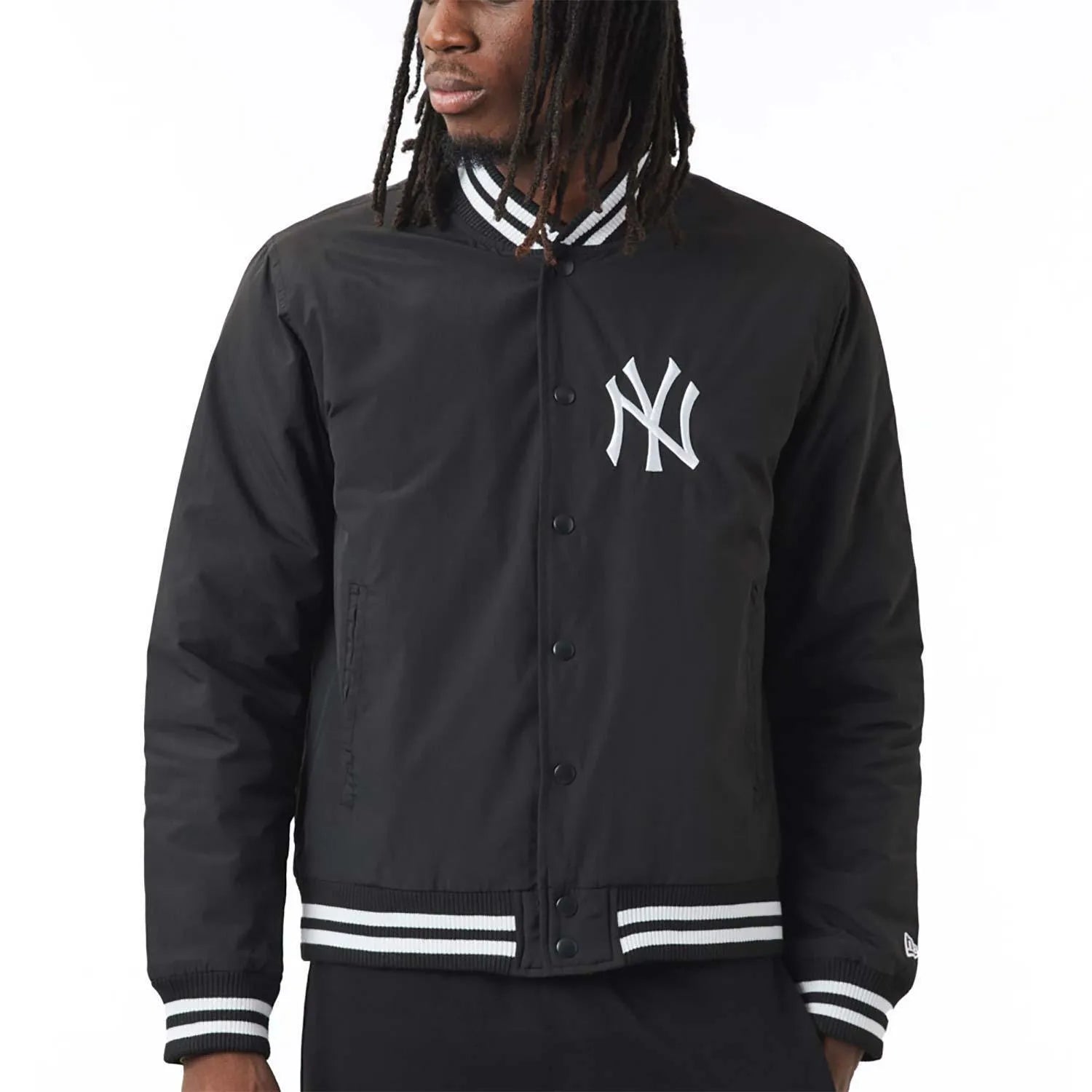 New Era JAKNA MLB TEAM BOMBER JKT NEYYAN BLKWHI Kabát - Sportmania.hu