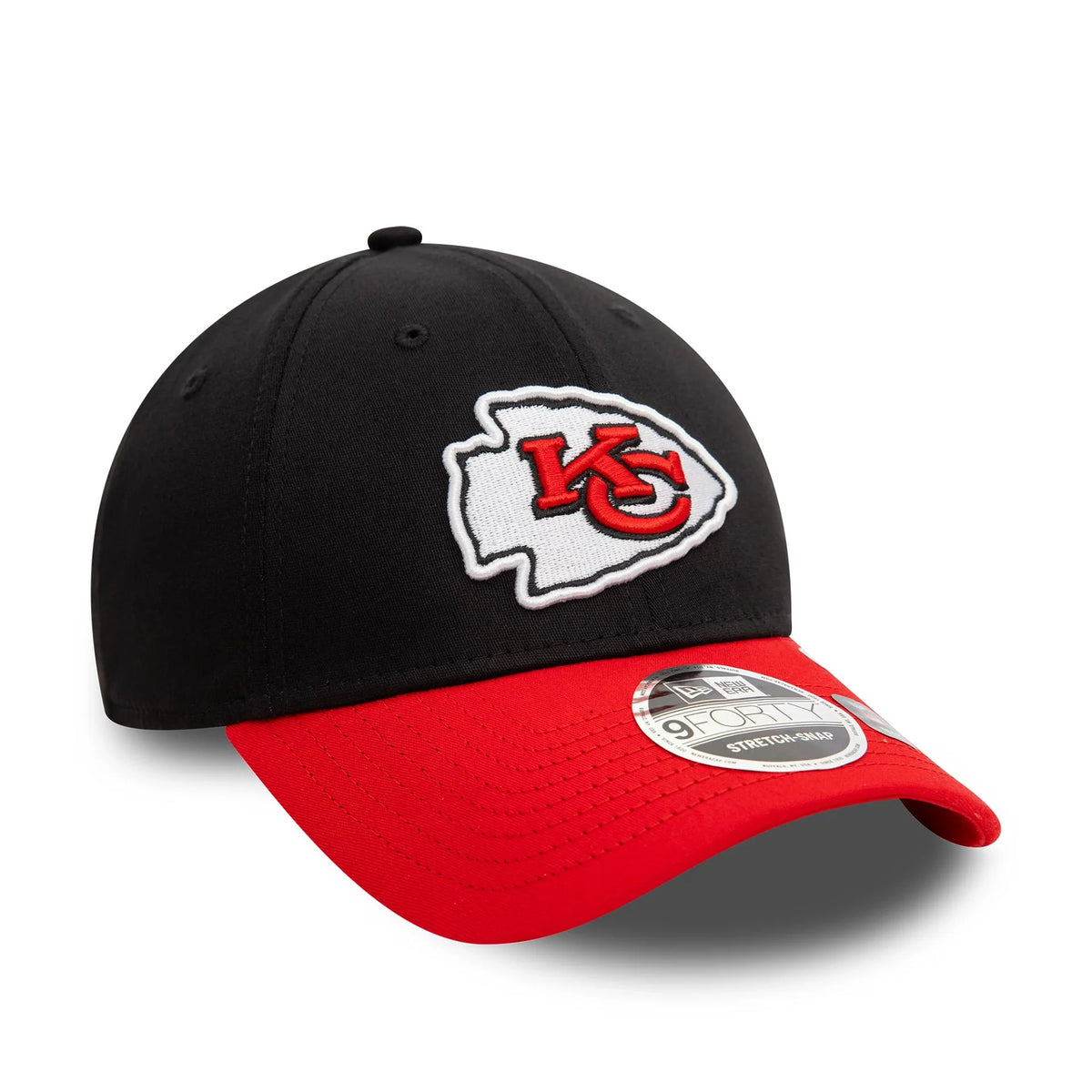 New Era Kansas City Chiefs NFL Black 9FORTY Stretch Snap sapka