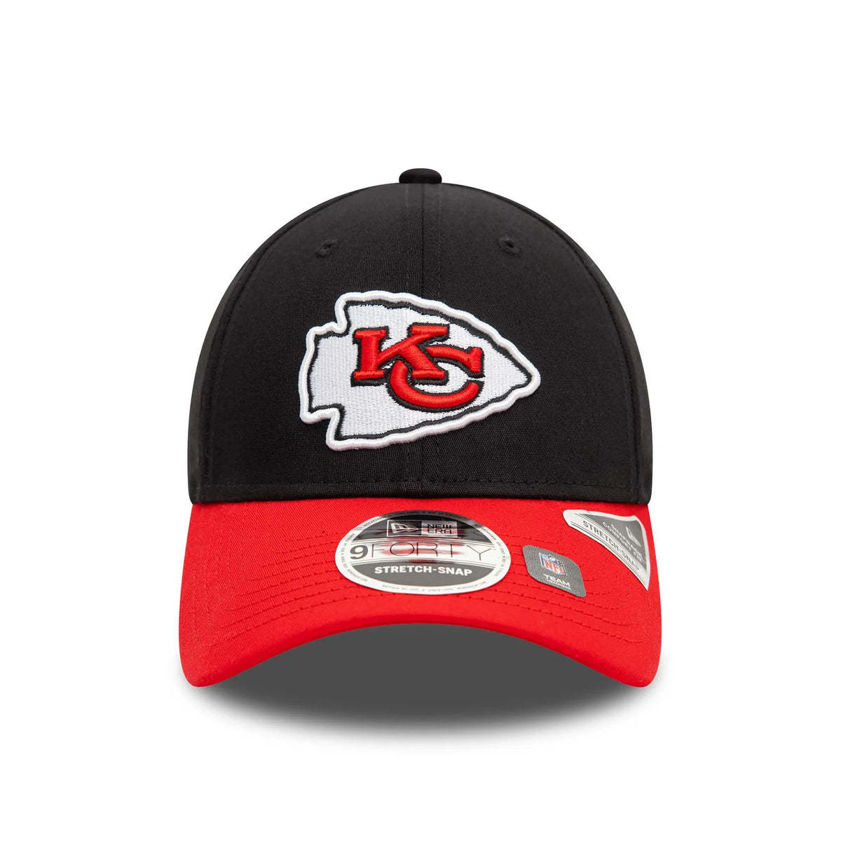 New Era Kansas City Chiefs NFL Black 9FORTY Stretch Snap sapka