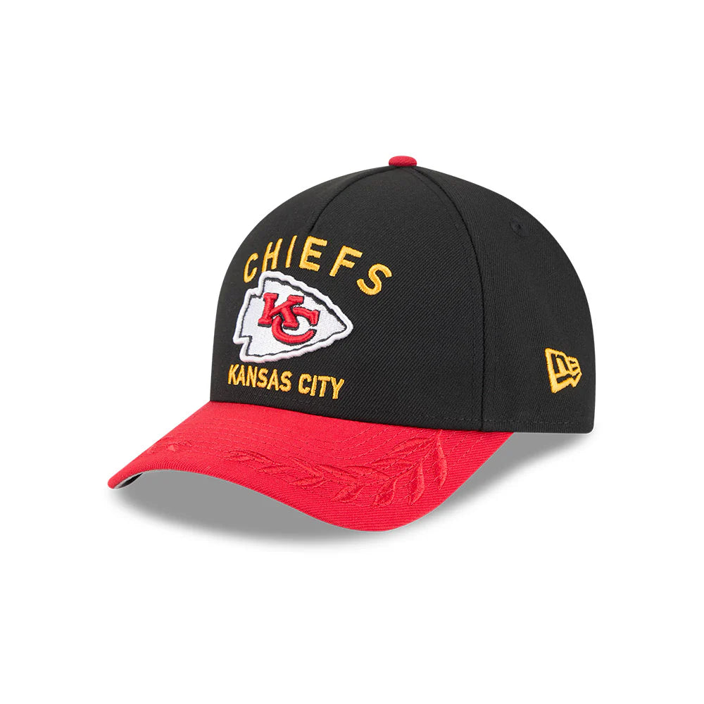 New Era Kansas City Chiefs NFL Draft 2025 9FORTY M-Crown AF Snapback sapka